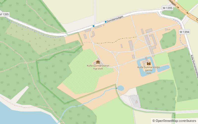 Kulla Gunnarstorp Castle location map