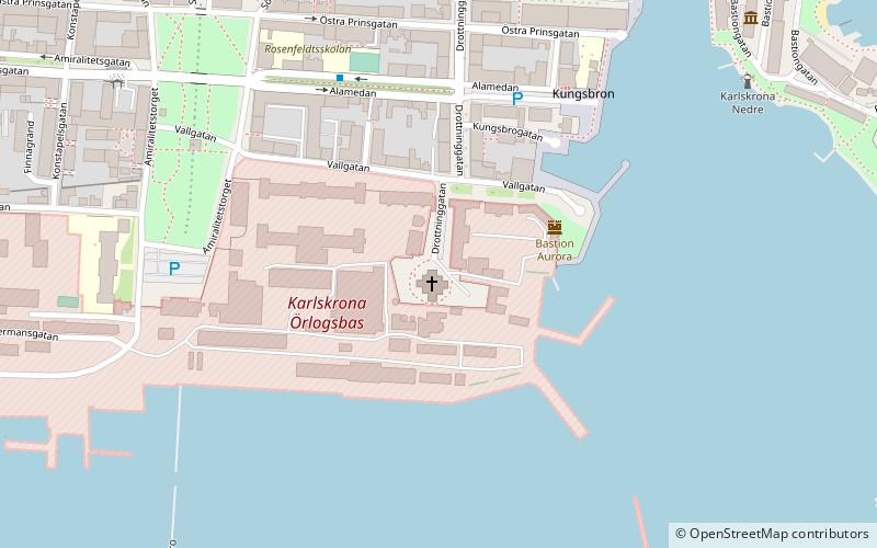Karlskrona Admiralty Church location map
