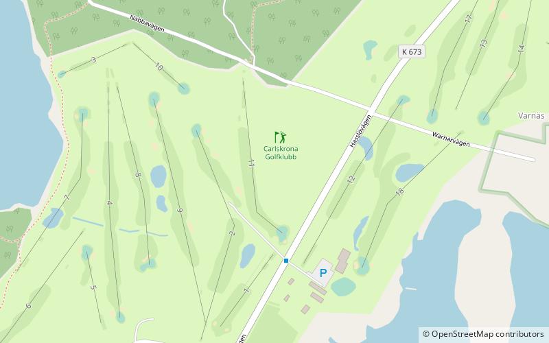 Carlskrona Golfklubb location map