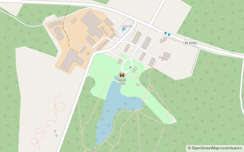 Schloss Vanås location map