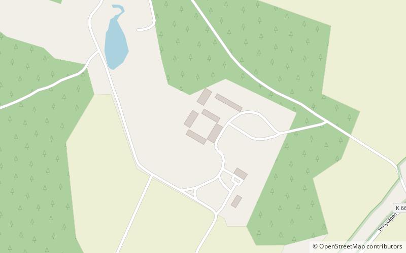 Johannishus Castle location map