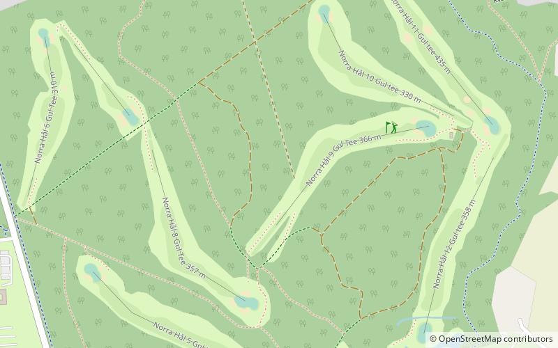 Halmstad Golf Club location map