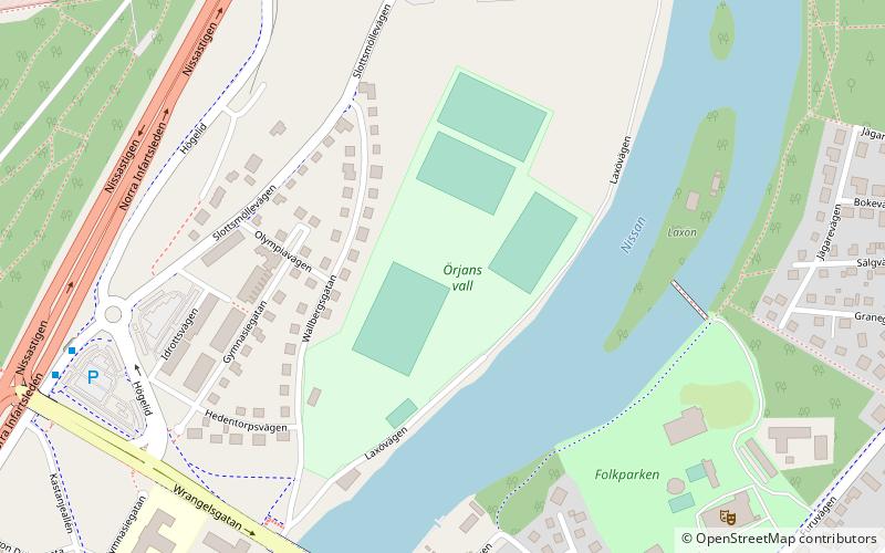 Örjans Vall location map