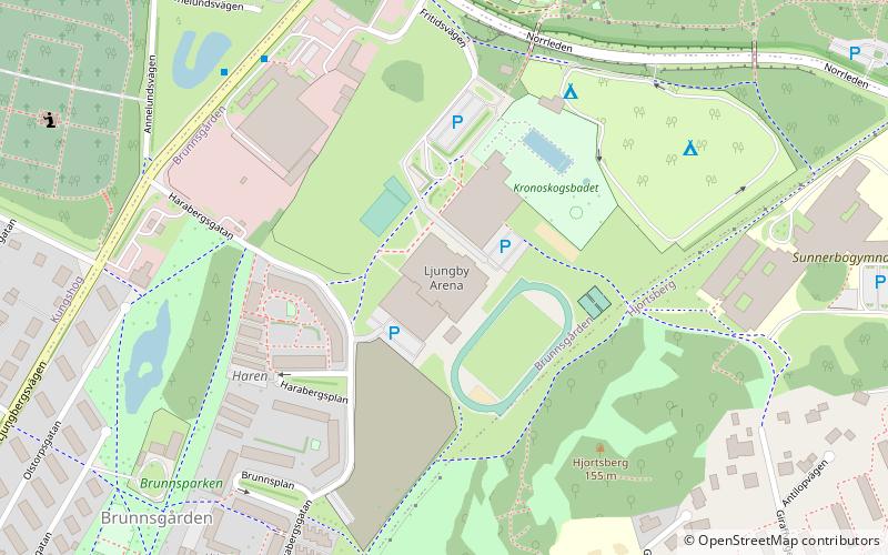 Ljungby Arena location map