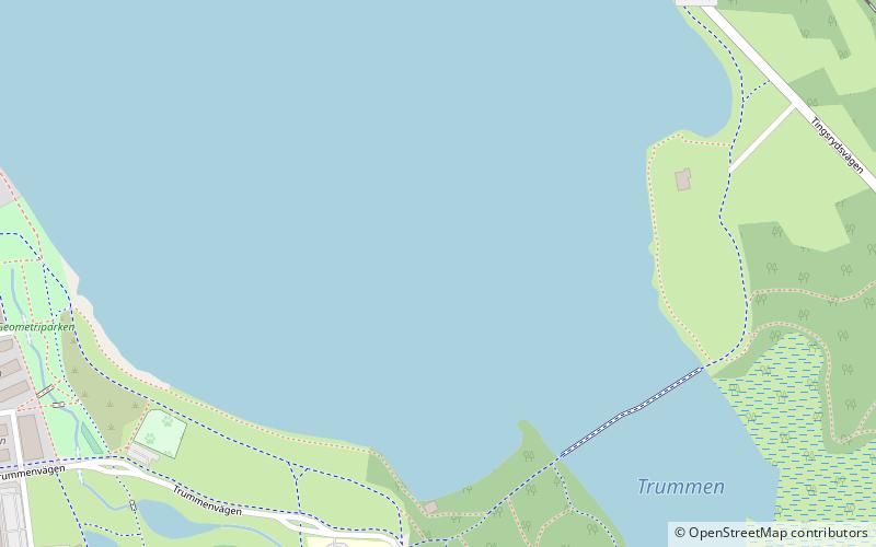 Lake Trummen location map