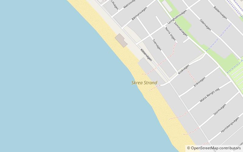 Skrea Strand location map