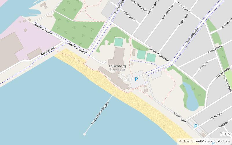 klitterbadet falkenberg location map