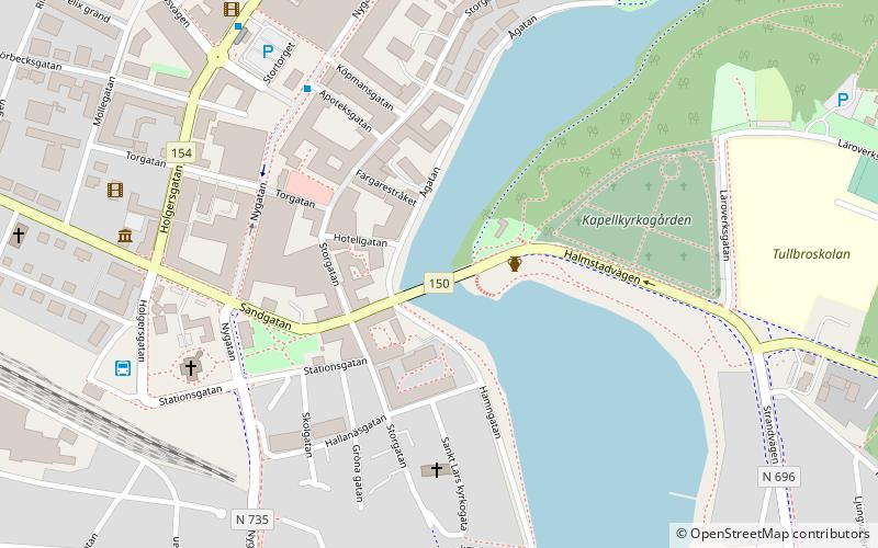 Falkenberg Bridge location map