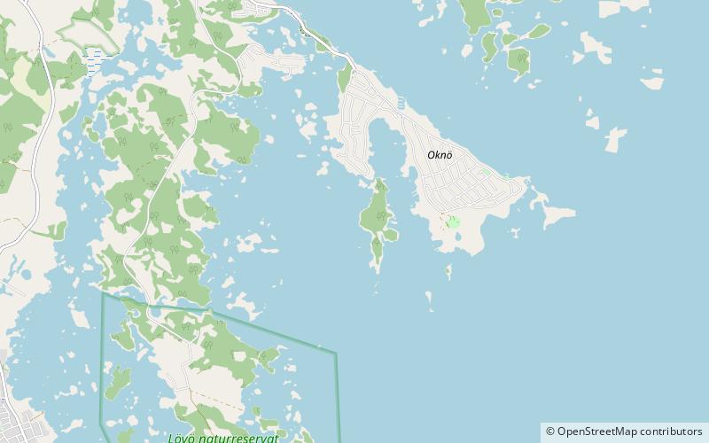 Oknö location map