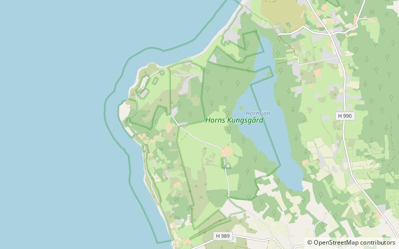 Horns Kungsgård location map
