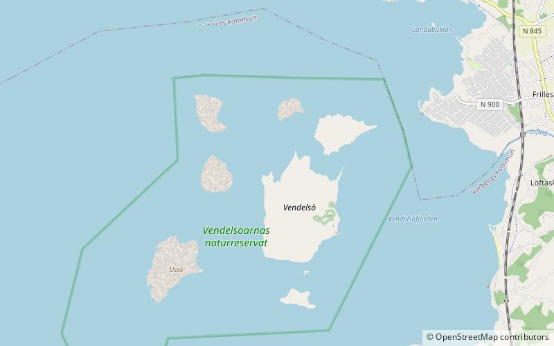 Vendelsöarna location map