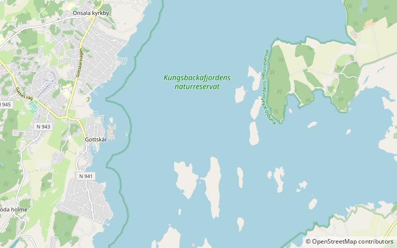 Kungsbacka Fjord location map
