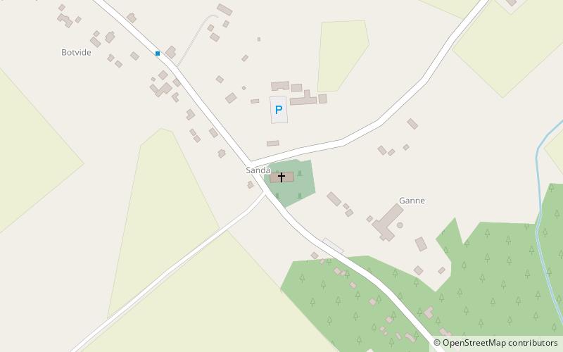 Sanda Church location map