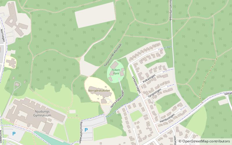 Folkets Park location map