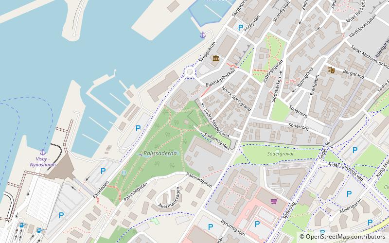 Visborg location map