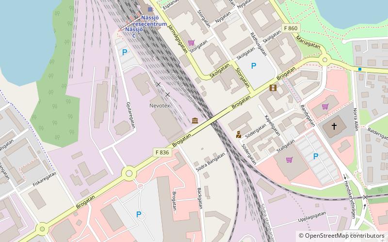 Eisenbahnmuseum Nässjö location map