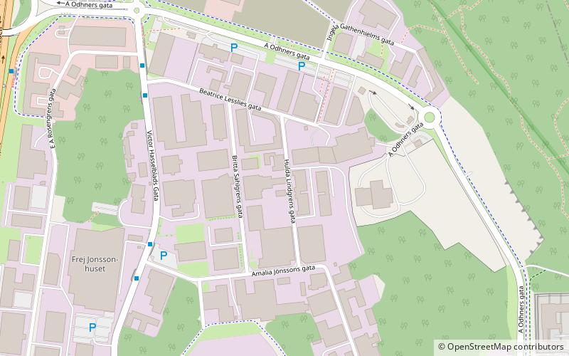 studio fredman goteborg location map