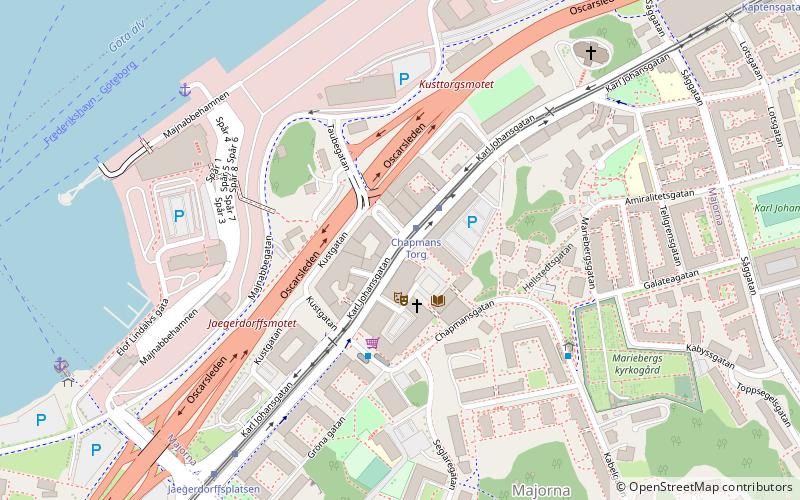 majorna goteborg location map