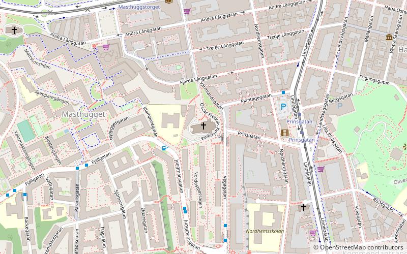 Oscar Fredrik Church location map