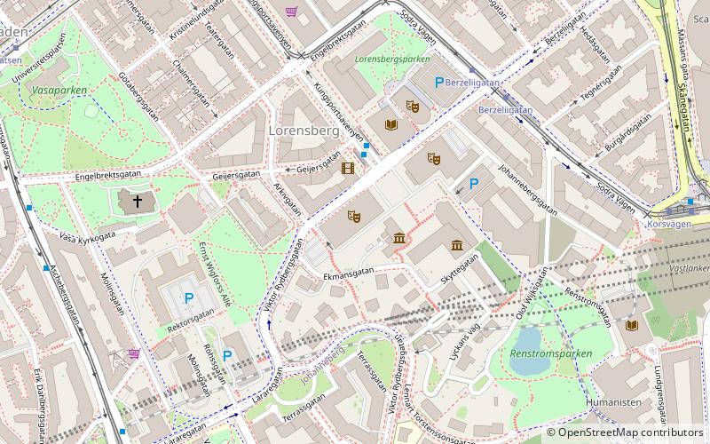 Göteborgs konserthus location map