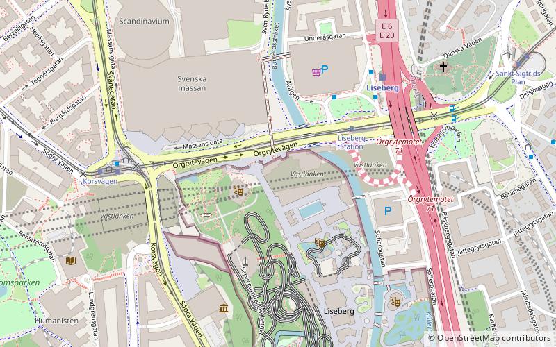 Lisebergshallen location map