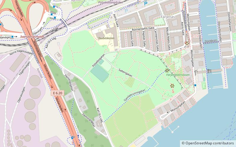 Färjenäsparken location map