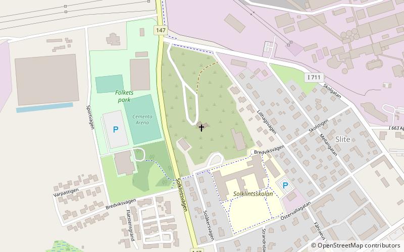 Slite Church location map