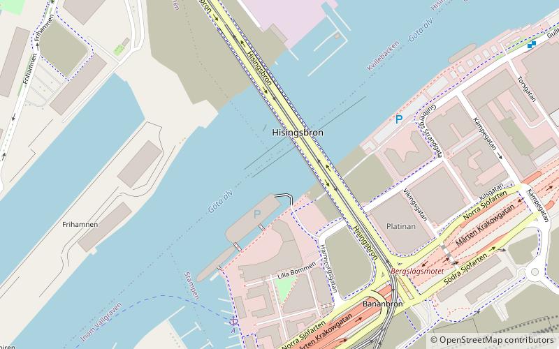 Götaälvbron location map
