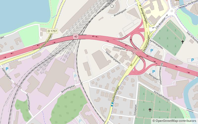 Boråshallen location map