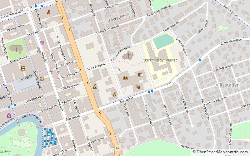 Borås Stadsbibliotek location map