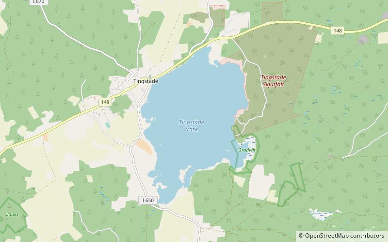 Lake Tingstäde location map