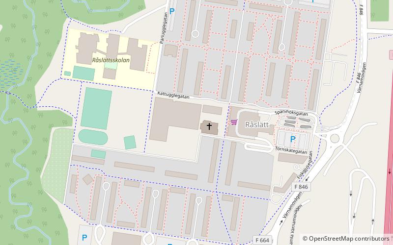 Råslätt Church location map
