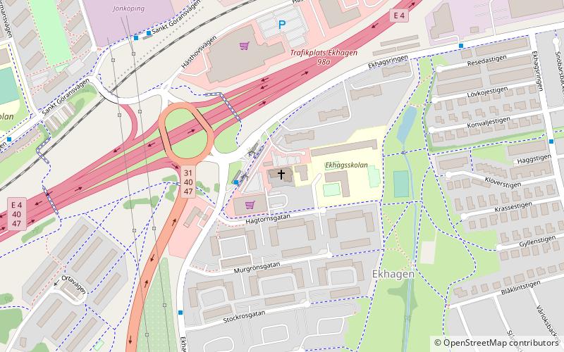 Ekhagskyrkan location map