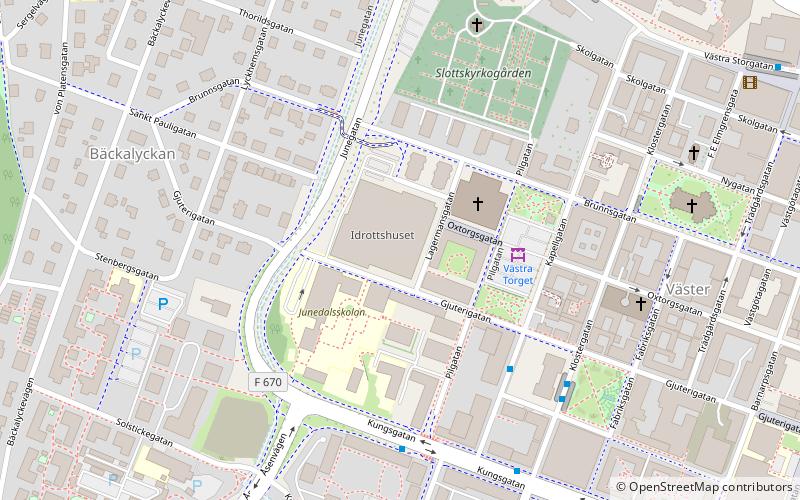 Jönköpings idrottshus location map