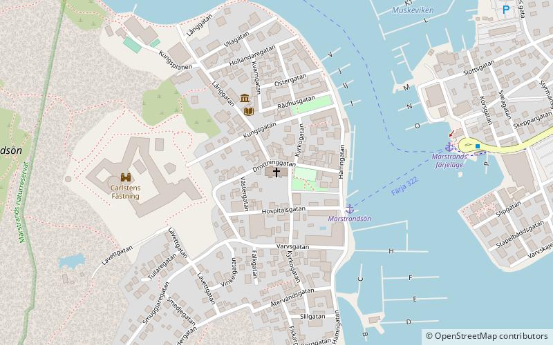 Marstrand Church location map