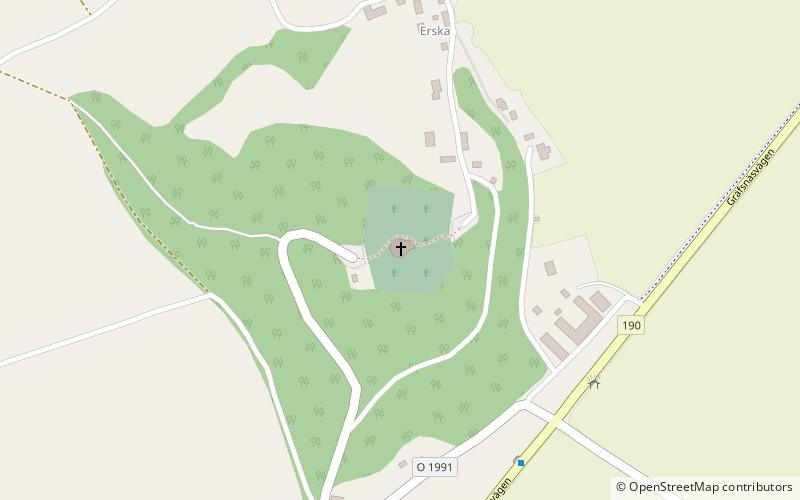 Erska Church location map