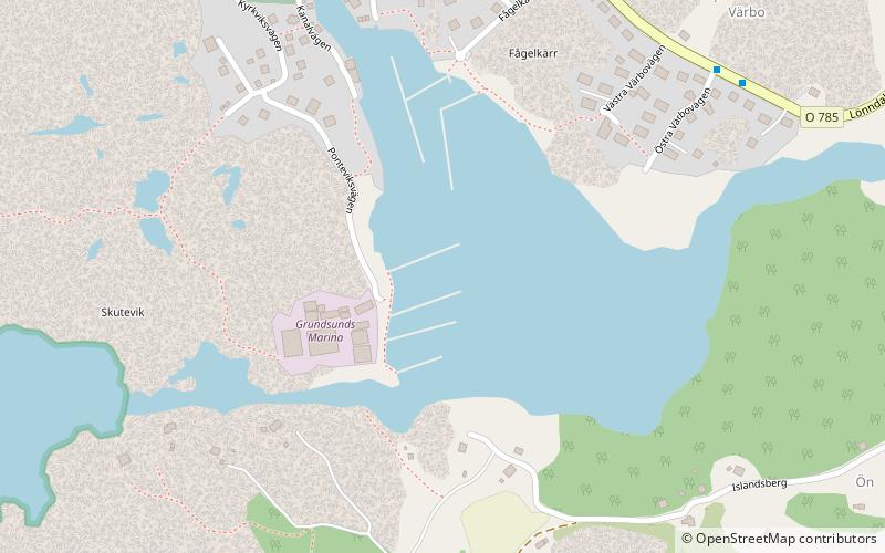 Grundsunds badplats location map