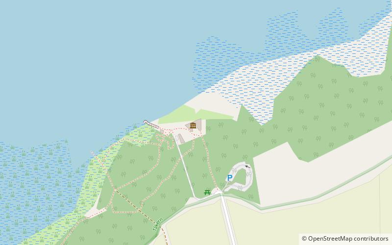 Glänås Naturum location map
