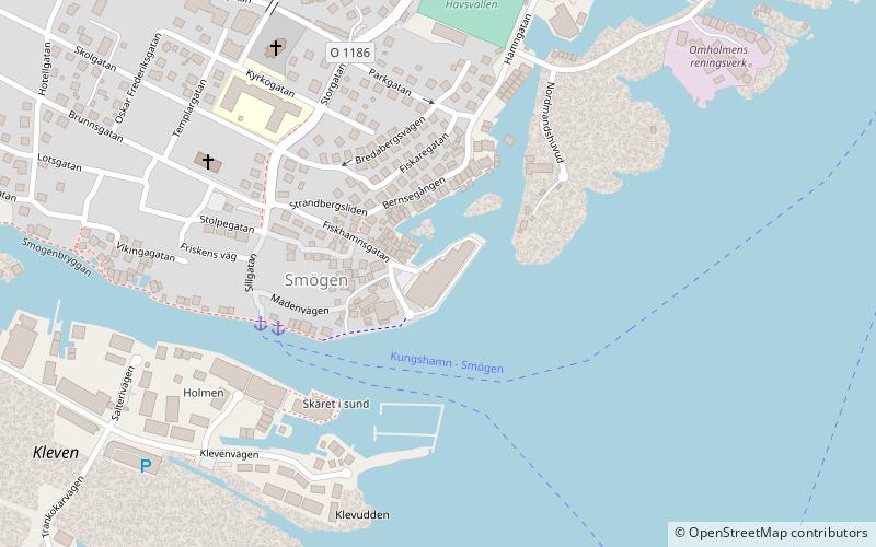 Smögens fiskauktion location map