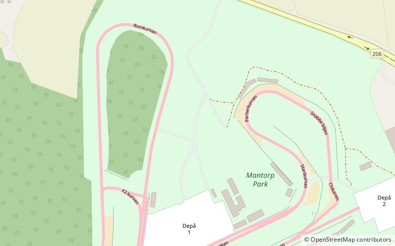 mantorp park location map
