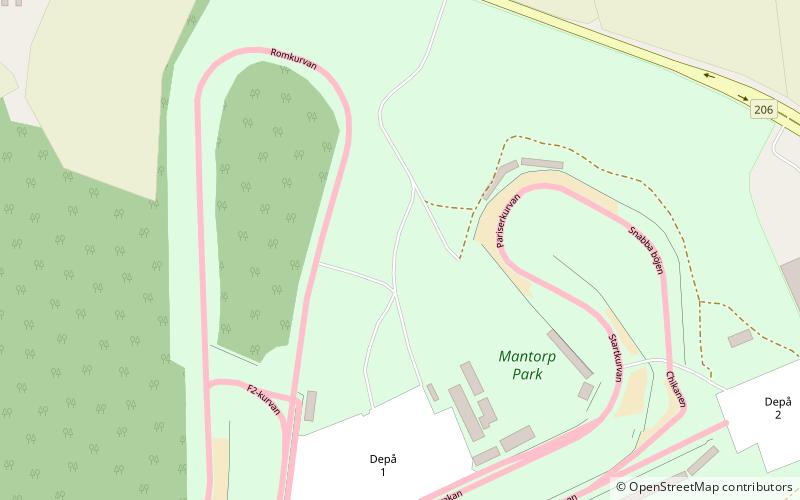 Mantorp Park location map