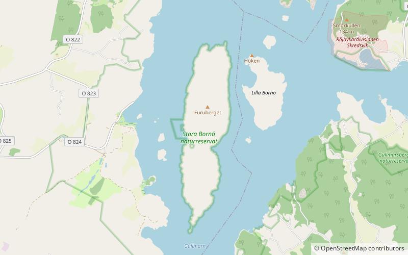 stora borno fjord gullmar location map
