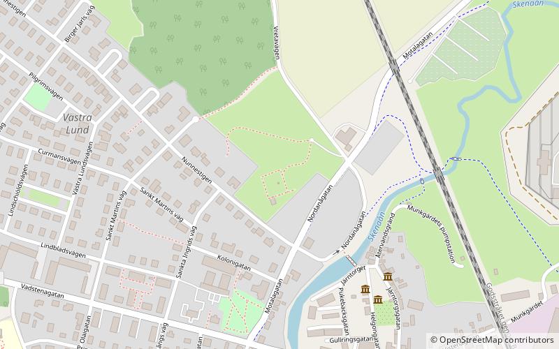 Skänninge Abbey location map