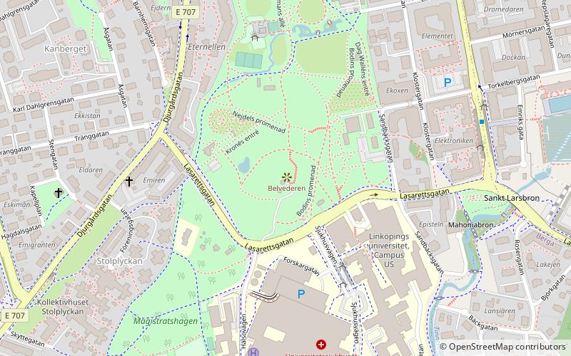 Belvederen location map