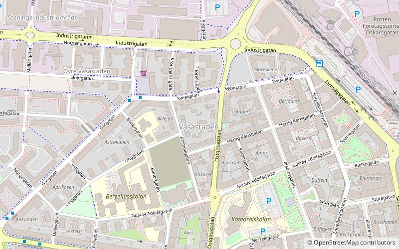Vasastaden location map