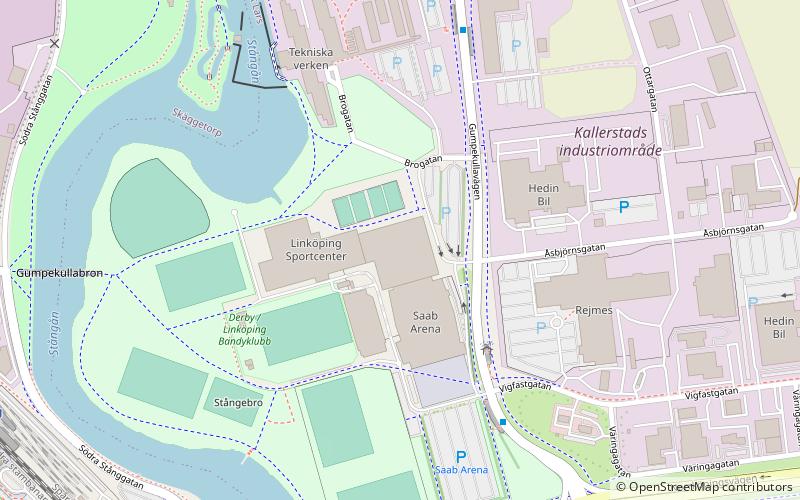 Stångebro Ishall location map