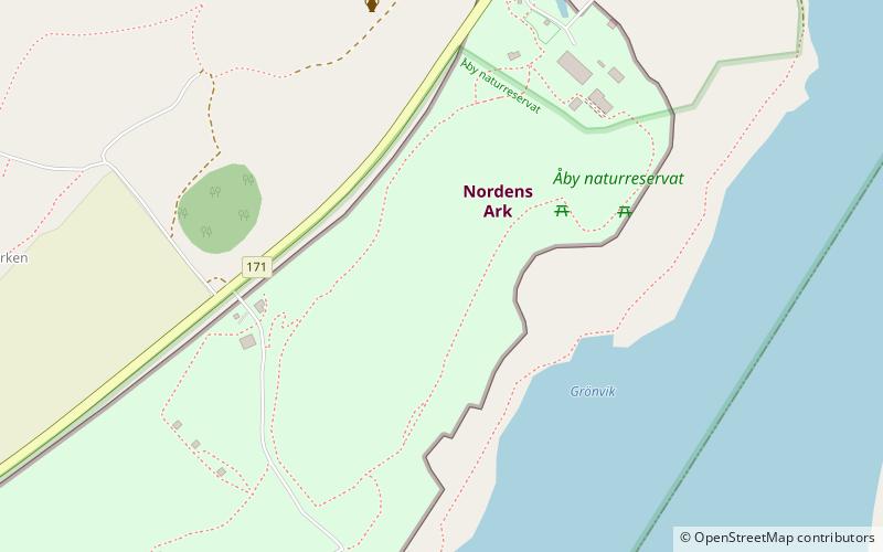 Nordens Ark location map