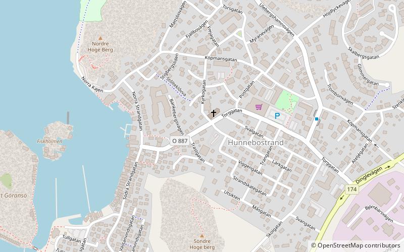 Hunnebostrand location map