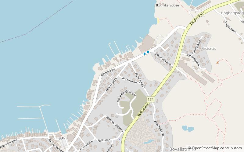 Bovallstrand location map