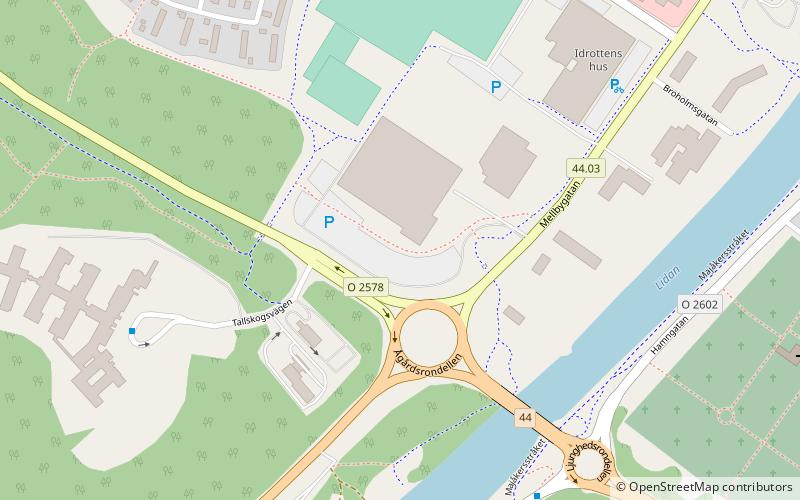 Sparbanken Lidköping Arena location map